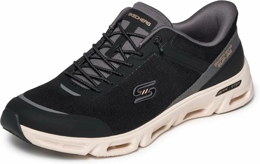 Skechers Buty Damskie SUMMITS CLASSY NIGHT 150128W-BKRG Czarne Slip-Ins sneakers dames zwart - Foto 7