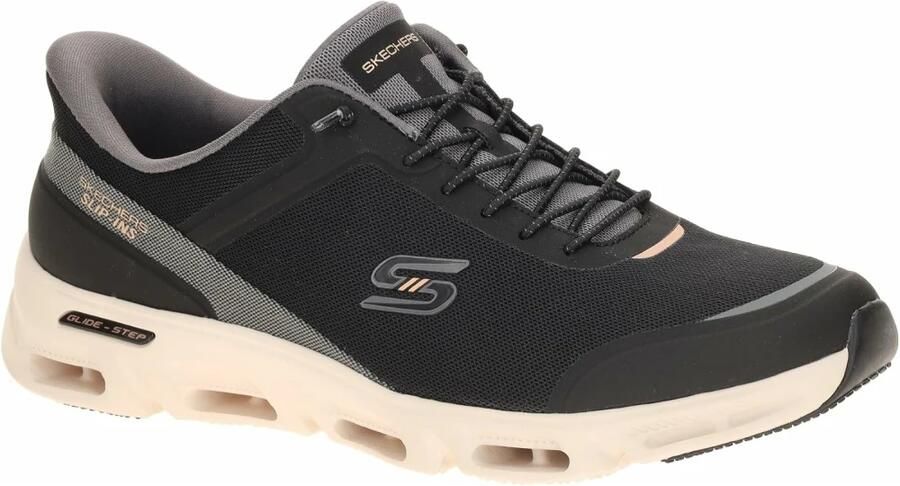 Skechers Buty Damskie SUMMITS CLASSY NIGHT 150128W-BKRG Czarne Slip-Ins sneakers dames zwart - Foto 8