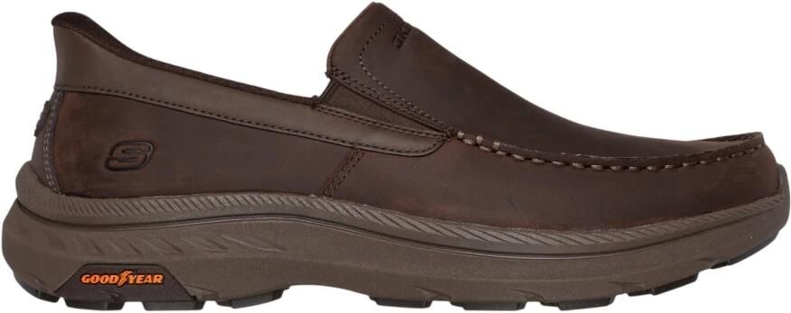 Skechers Slip-Ins: Pollard Osgood Mannen Bruin Sneakers