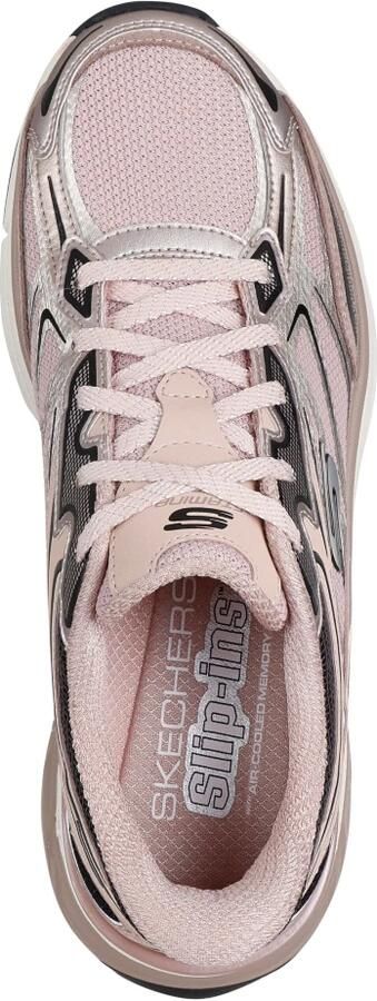 Skechers Slip-on sneakers STAMINA SPORT Retro sneaker veterschoen met metallic accenten - Foto 9