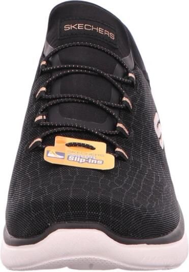 Skechers Buty Damskie SUMMITS CLASSY NIGHT 150128W-BKRG Czarne Slip-Ins sneakers dames zwart - Foto 11