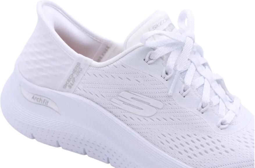 Skechers Slip-on sneakers ARCH FIT 2.0-EASY CHIC instapschoen vegan met elastische bungee veters - Foto 5