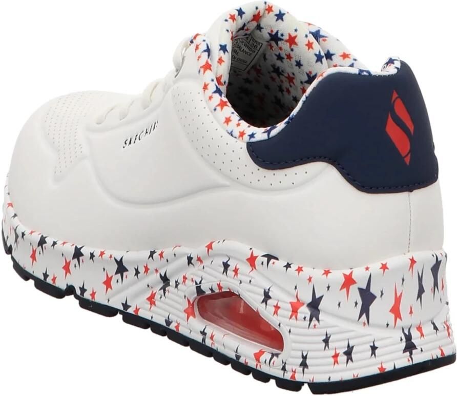 Skechers Dames UNO Free Stryde Sneakers 177008 WRDB Rood - Foto 3