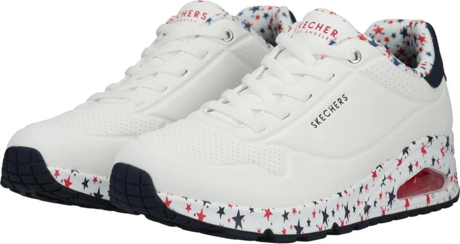 Skechers Dames UNO Free Stryde Sneakers 177008 WRDB Rood - Foto 6