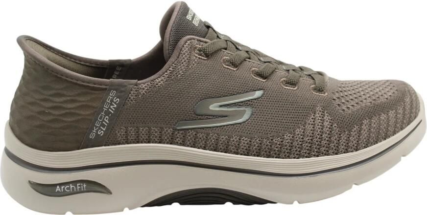 Skechers Slip Sneakers Unisex ins Arch Fit 2.0 Instappers taupe