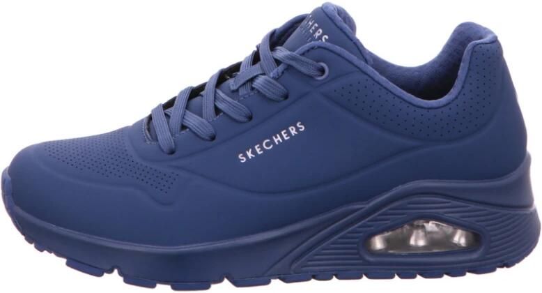 Skechers Sneakers met sleehak Uno Stand on Air Vrijetijdsschoen lage schoen veterschoen met fijne perforatie - Foto 4