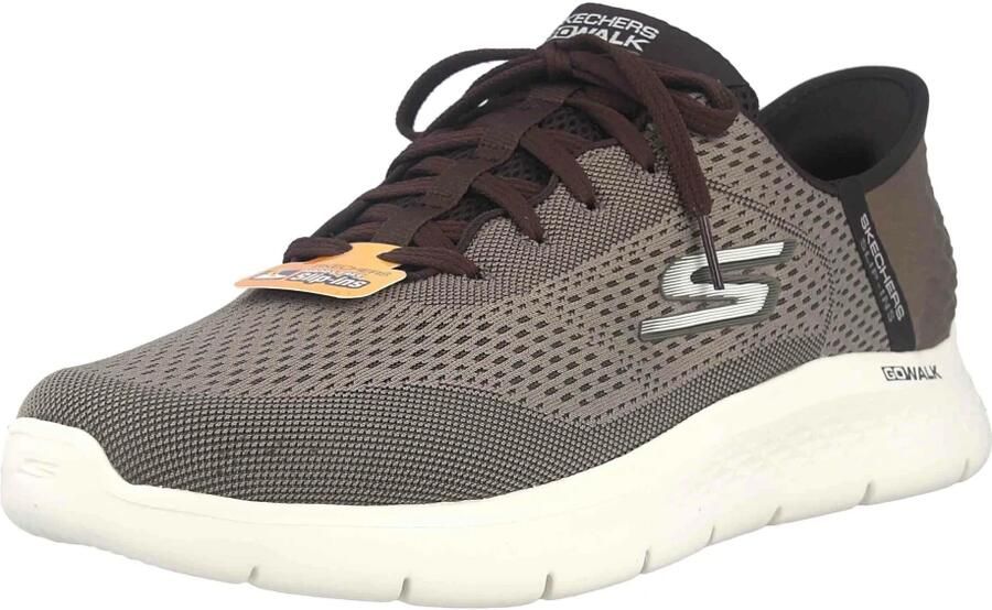 Skechers herenslipschoen Go Walk Flex New World bruin - Foto 3