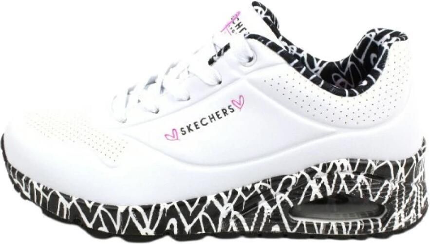 Skechers Sneakers UNO LOVING LOVE Vrijetijdsschoen lage schoen veterschoen met luchtkamerzool - Foto 4