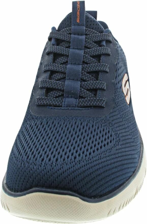 Skechers Heren Summits Eckler Slip-ins Sneakers 232963 NVOR Navy Orange - Foto 3