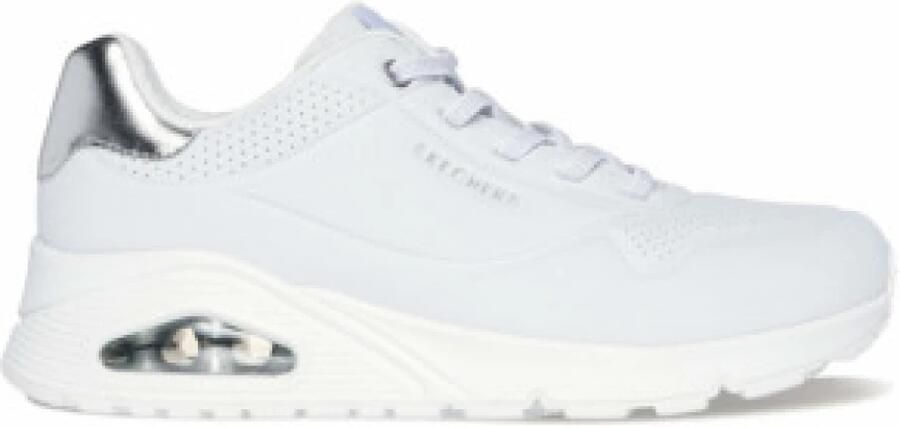 Skechers Slip-on sneakers UNO SHIMMER AWAY Slipper vrijetijdsschoen plateau sneaker met modieuze sleehak - Foto 8