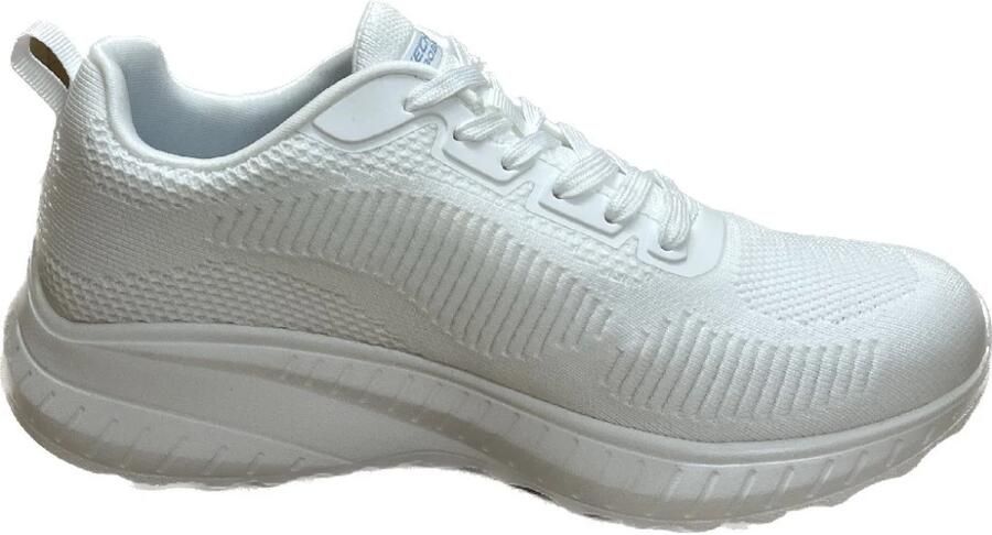 Skechers Sneakers BOBS SQUAD CHAOS FACE OFF Vrijetijdsschoen lage schoen veterschoen met comfort binnenschoen - Foto 11