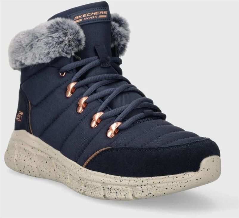 Skechers Bobs B Flex Jolly Darling Veterschoenen Hoog blauw