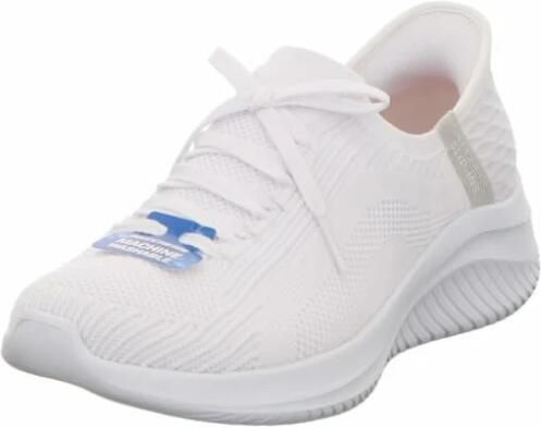 SKECHERS Instappers 'Sportlicher Slipper Damen 149710 WHT Textil in weiß' wit - Foto 13