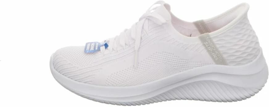 SKECHERS Instappers 'Sportlicher Slipper Damen 149710 WHT Textil in weiß' wit - Foto 7