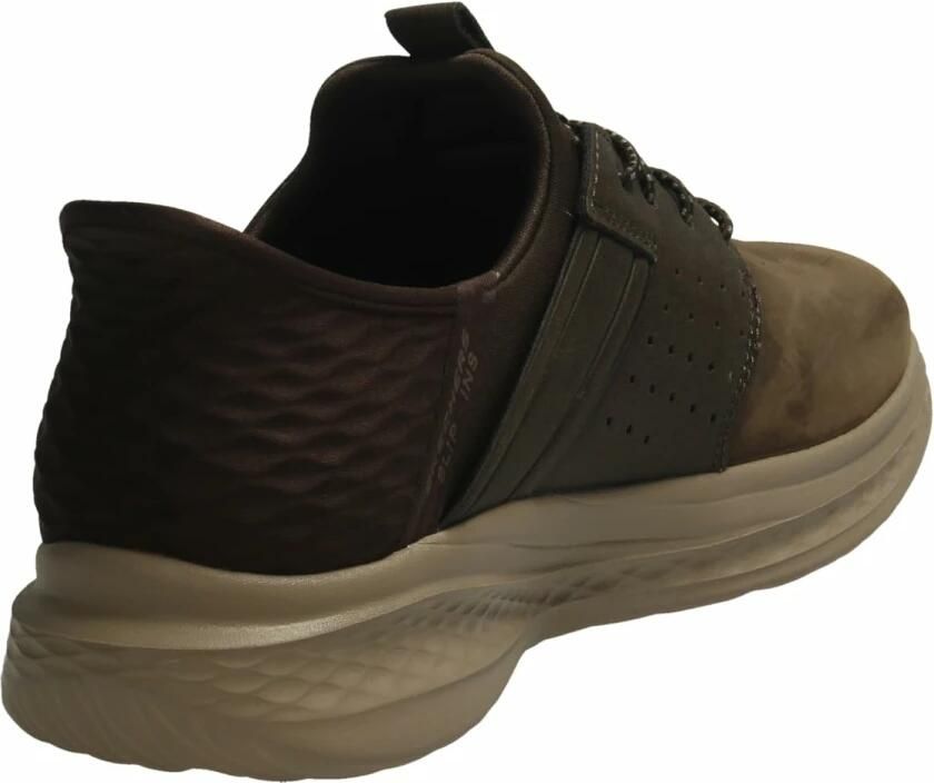 Skechers Slip-ins Relaxed Fit Parson Oswin Bruin Leer Slip-on Relaxed Fit Slippers - Foto 4