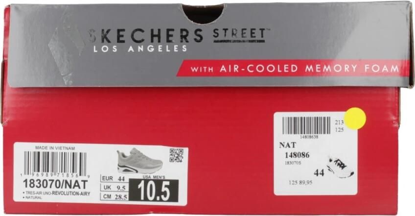 Skechers Tres-Air Uno -Revolution-Airy Heren Sneakers Beige - Foto 8