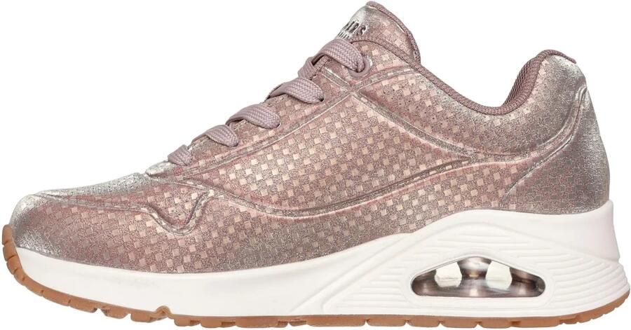 Skechers Dames Street UNO Disco Nite Sneakers 177162 RSGD Roségoud - Foto 3