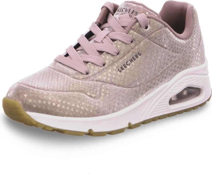 Skechers Dames Street UNO Disco Nite Sneakers 177162 RSGD Roségoud - Foto 4