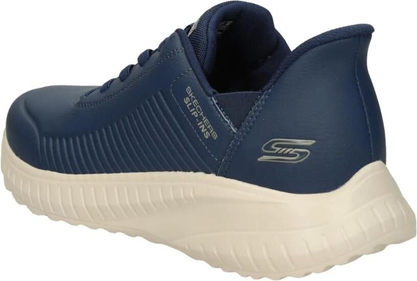 Skechers Heren BOBS Sport Squad Chaos Slip Ins Trainingsschoenen Dark Navy - Foto 3