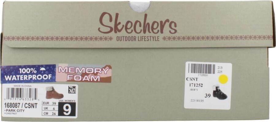 Skechers Winterlaarzen PARK CITY trekking laarzen veterschoenen met warme voering - Foto 3