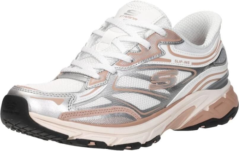Skechers Hands Free Slip-Ins Stamina Sport dames sneaker Zilver - Foto 4