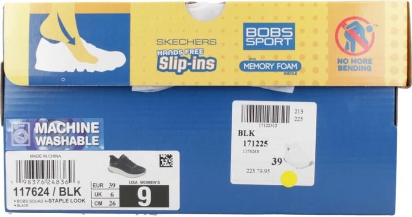 Skechers Slip-on sneakers BOBS SQUAD 4 Slippers vrijetijdsschoen lage schoen met memory foam - Foto 2