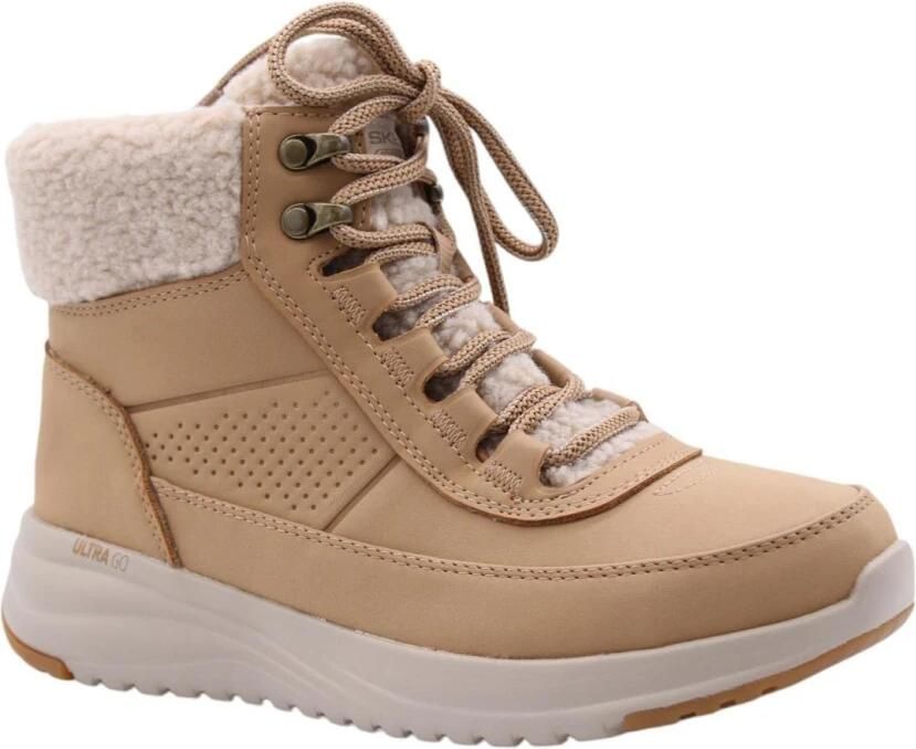 SKECHERS Veterlaarzen 'Schnürstiefelette Damen 144756 CSNT Kunststoff (Synthetik) in beige' beige - Foto 9