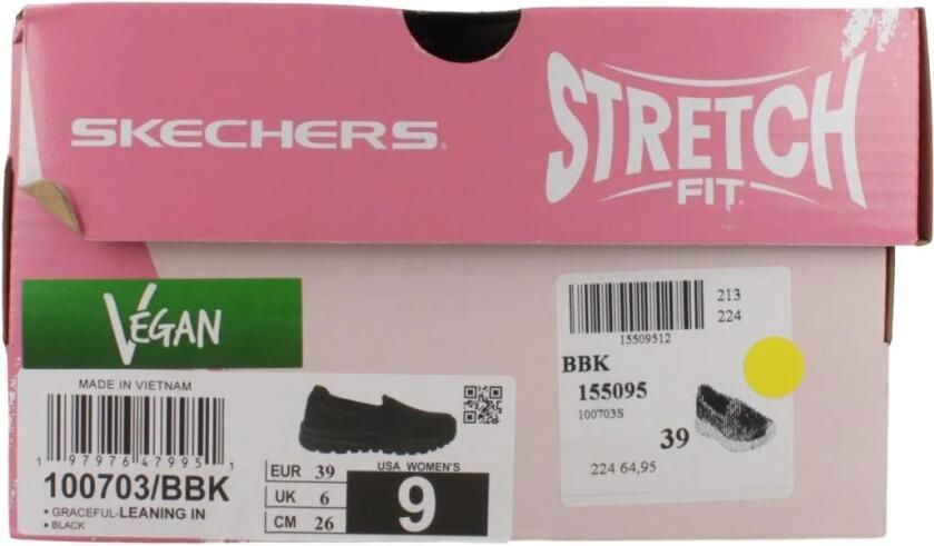 Skechers Slip-on sneakers GRACEFUL Slipper vrijetijdsschoen lage schoen in vegan uitvoering - Foto 2