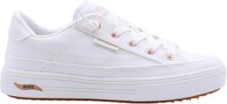 Skechers Comfortabele Witte Arch Fit Arcade Vegan Instapper White Dames