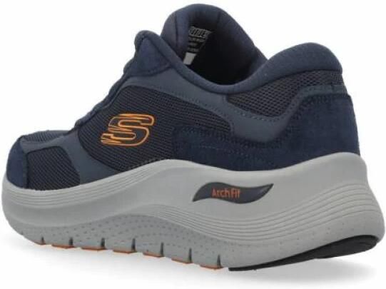 Skechers Arch Fit 2.0 The Keep Heren Sneakers 232702 NVOR-blauw - Foto 4