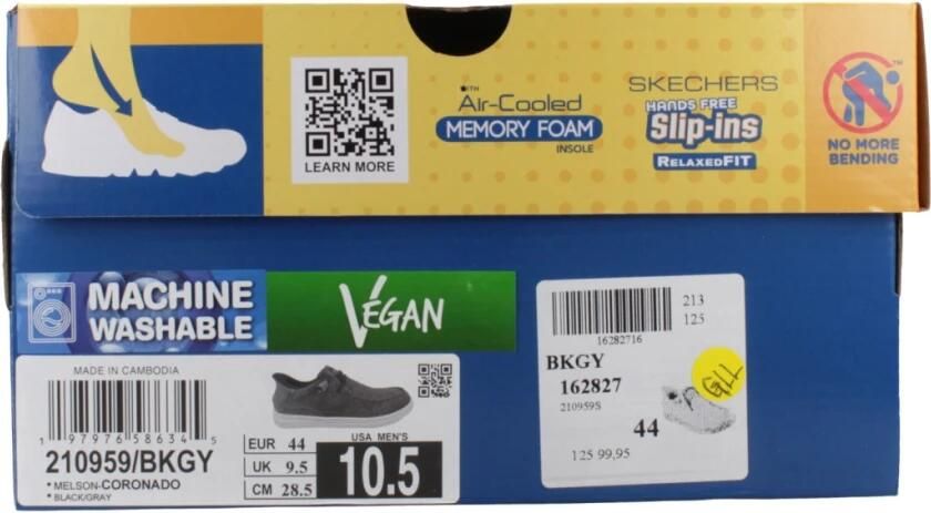 Skechers MELSON Coronado Zwarte Herenmokassins 45 EU Stijl en Comfort voor de Modebewuste Man - Foto 3