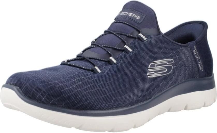 Skechers Slip-on sneakers SUMMITS-CLASSY NIGHT Slippers vrijetijdsschoen met comfortabele hielkussenfunctie - Foto 6