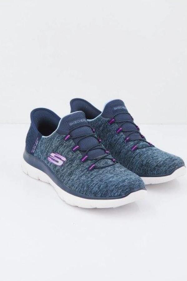 Skechers Slip-Ins Summits Dazzle Navy sneakers Blauw Extra comfort Memory Foam - Foto 3