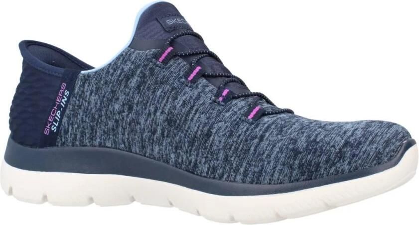 Skechers Slip-Ins Summits Dazzle Navy sneakers Blauw Extra comfort Memory Foam