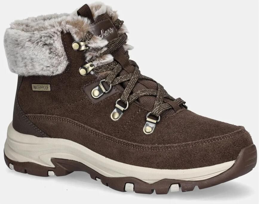 Skechers Dames Trego Snow Worries 167882 CHOC Waterdichte Laarzen - Foto 6