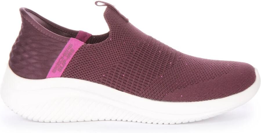 Skechers Ultra Flex 3.0-Shiny Night Slip-ins 149594-WINE Vrouwen Kastanjebruin Sneakers - Foto 4