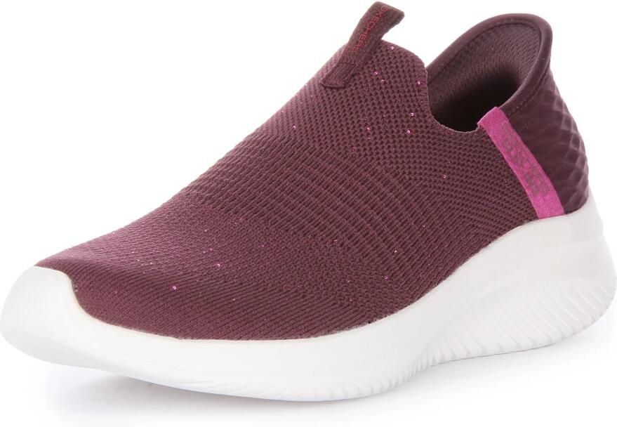 Skechers Ultra Flex 3.0-Shiny Night Slip-ins 149594-WINE Vrouwen Kastanjebruin Sneakers - Foto 3