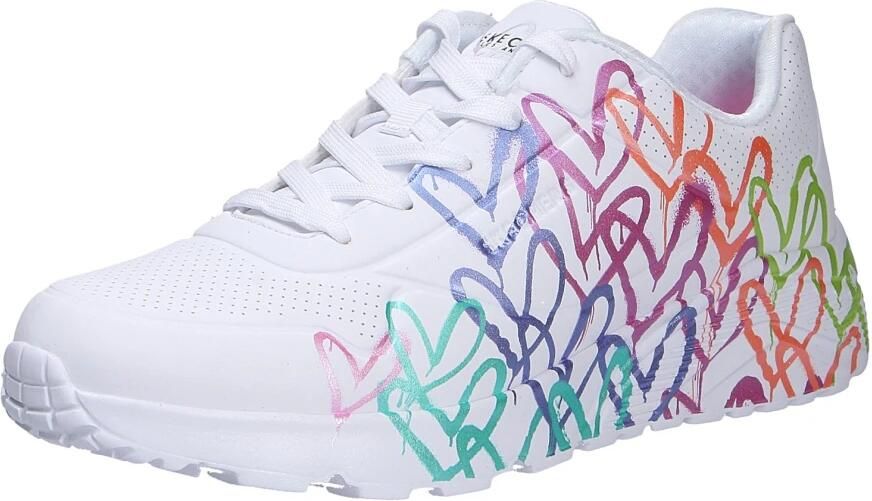 Skechers UNO LITE-METALLIC JOY Meisjes Sneakers Wit - Foto 3