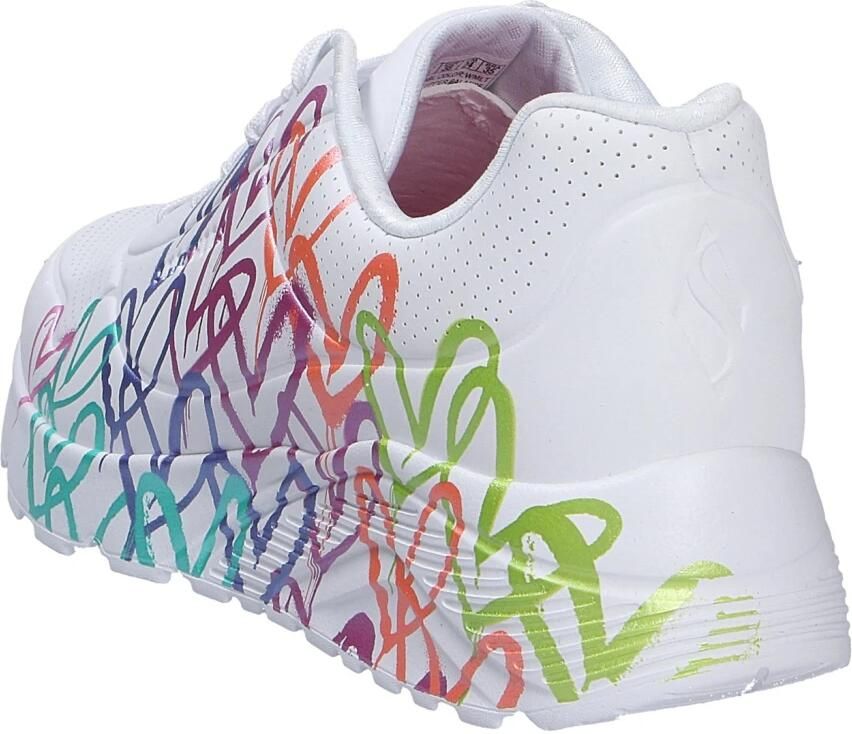 Skechers UNO LITE-METALLIC JOY Meisjes Sneakers Wit - Foto 5