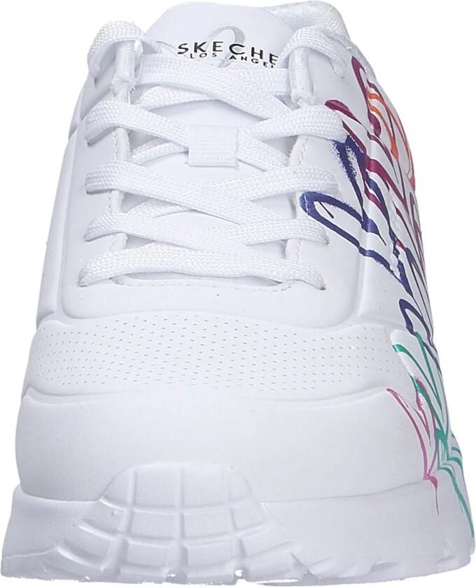 Skechers UNO LITE-METALLIC JOY Meisjes Sneakers Wit - Foto 4