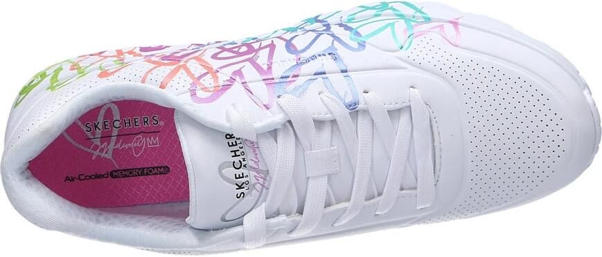 Skechers UNO LITE-METALLIC JOY Meisjes Sneakers Wit - Foto 6
