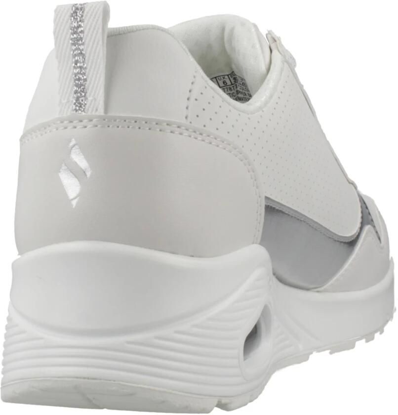 Skechers damesschoenen UNO Metallic Sliders veterschoen 177873 WHT wit - Foto 4