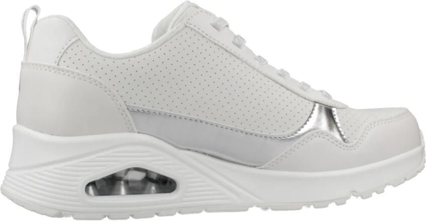 Skechers damesschoenen UNO Metallic Sliders veterschoen 177873 WHT wit - Foto 12