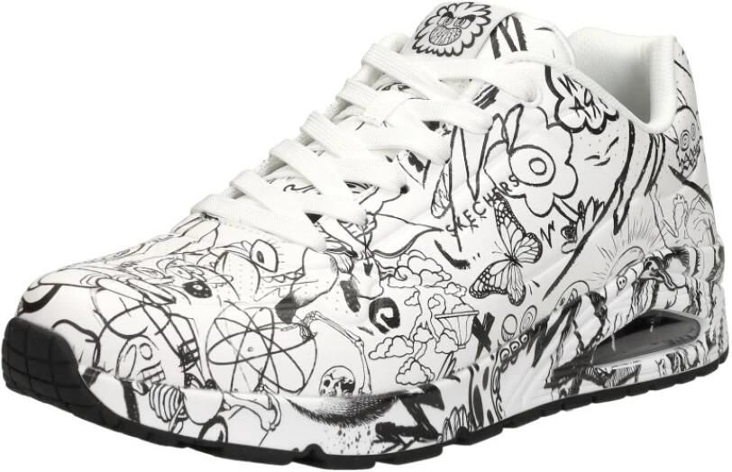 Skechers Sneakers met skech-air luchtkamers zool vrijetijdsschoen lage schoen veterschoen - Foto 5