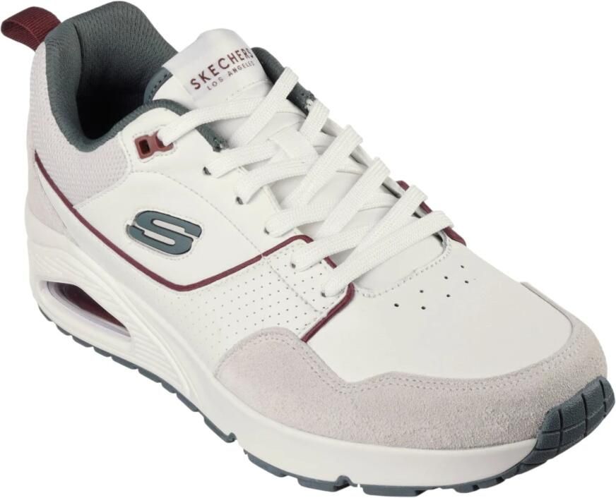 SKECHERS Sneakers laag 'Uno Retro One' greige groen donkerrood wit - Foto 11