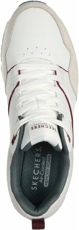 SKECHERS Sneakers laag 'Uno Retro One' greige groen donkerrood wit - Foto 14