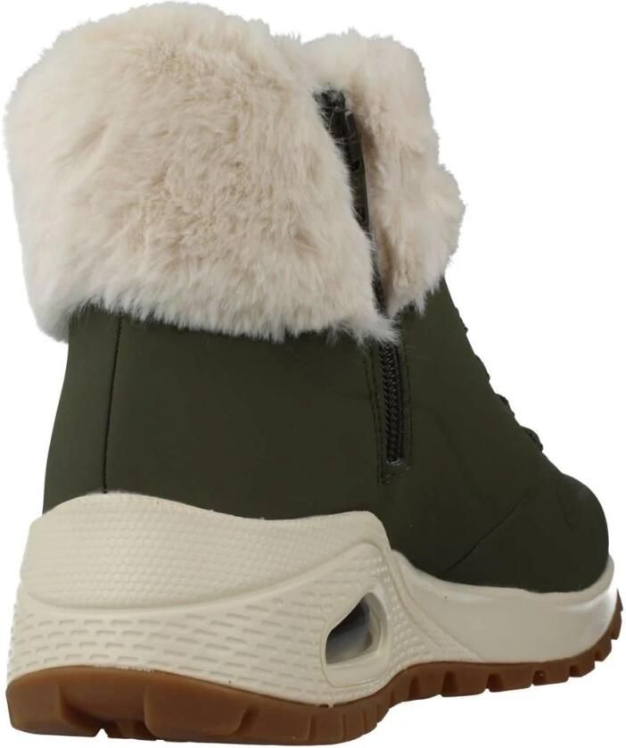 Skechers Uno Rugged Fall Air Dames Laarzen Olijfgroen - Foto 13