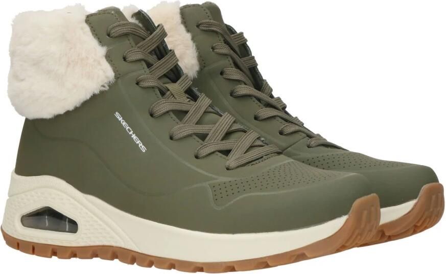 Skechers Uno Rugged Fall Air Dames Laarzen Olijfgroen - Foto 16