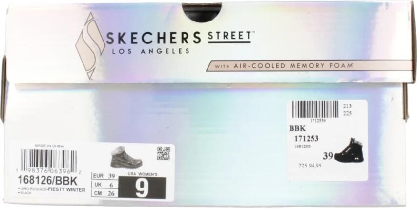 Skechers Uno Rugged Fiesty Winter 168126 BBK Zwart - Foto 6