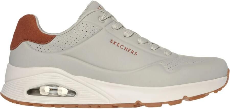 Skechers Uno Suited On Air Heren Sneakers Naturel - Foto 10